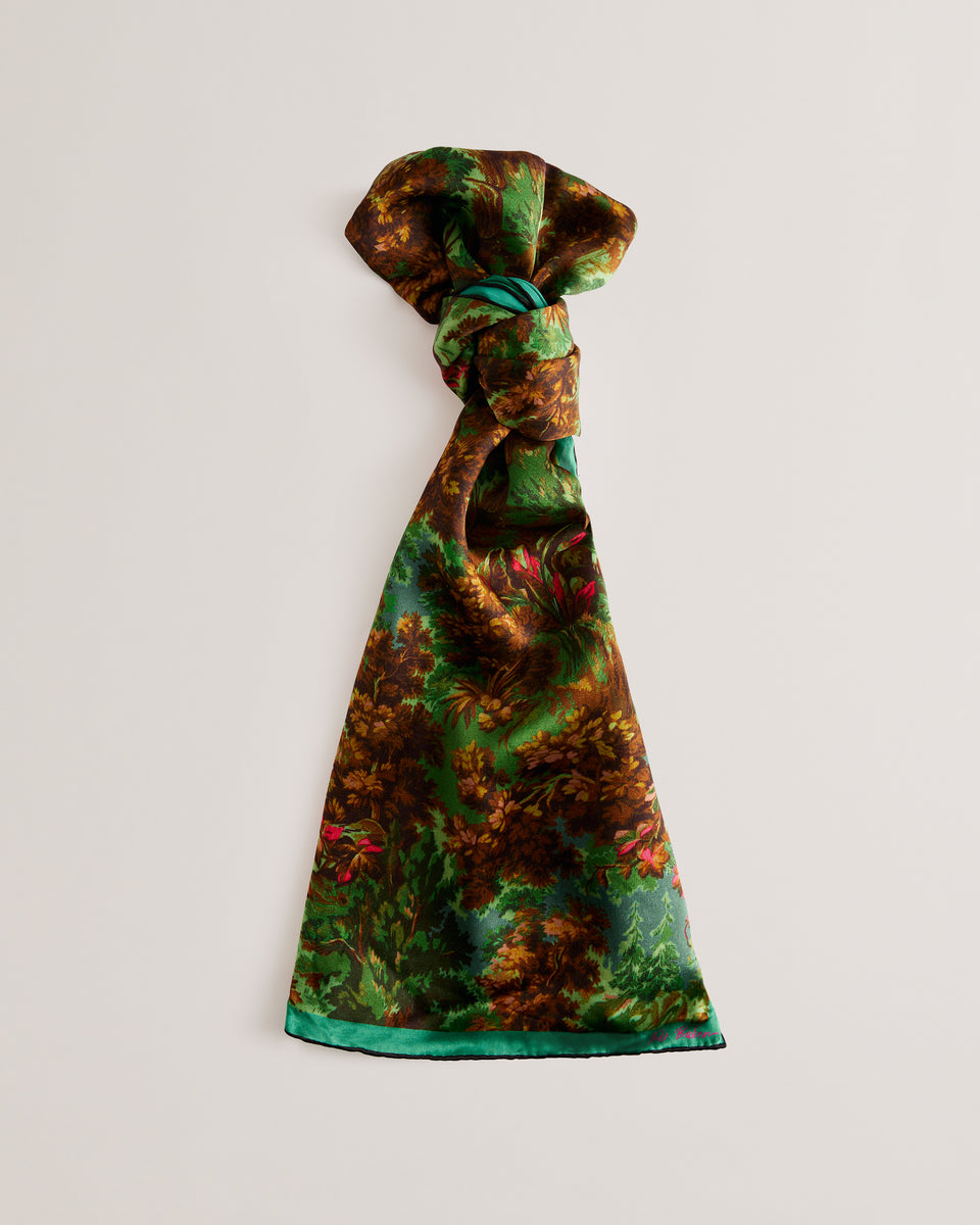 Silk Scarves Baker Scarf Printed Scarf Silk Scarf Ted Baker Men