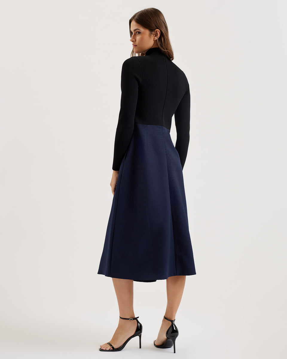 CHIRA Knit Bodice Dress With Wrap Skirt | Ted Baker Croatia – Ted