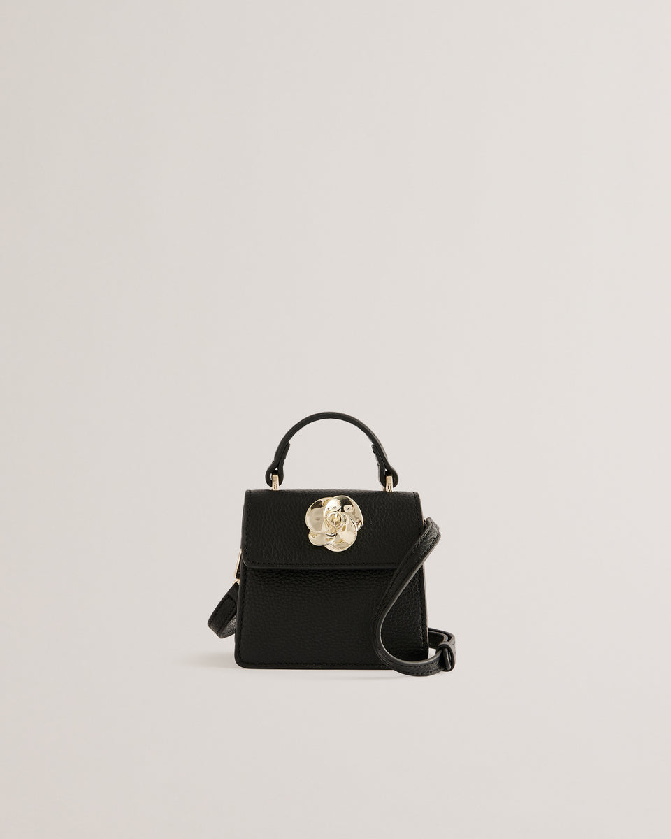 ★TED BAKER★ROSLIE 花モチーフハンドバッグ ショルダーバッグ ROSLIE - BLACK | Bags | Ted Baker London - Croatia