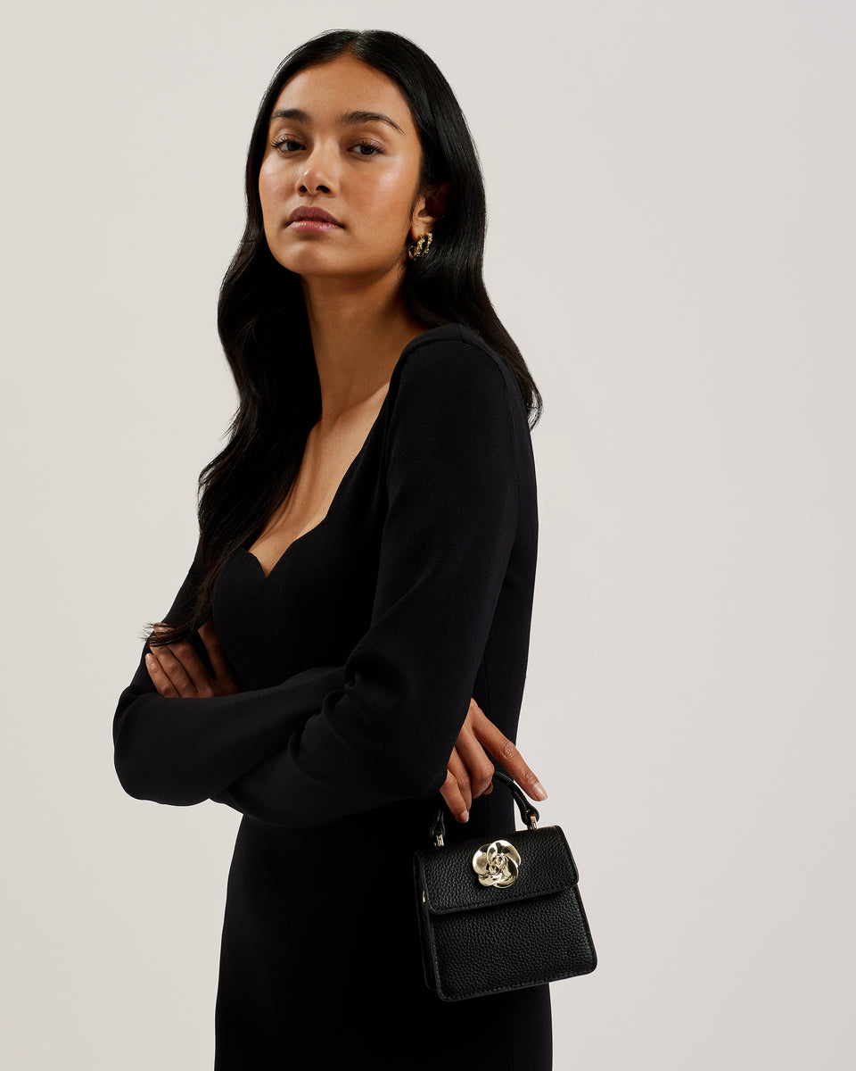 ★TED BAKER★ROSLIE 花モチーフハンドバッグ ショルダーバッグ ROSLIE - BLACK | Bags | Ted Baker London - Croatia