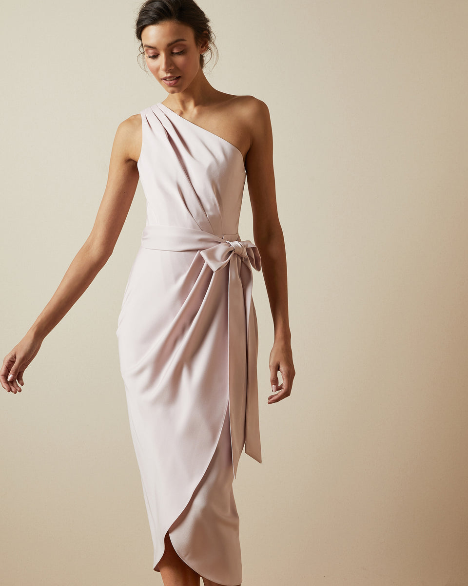 GABIE One Shoulder Wrap Midi Dress | Ted Baker Croatia Ted Baker London - Croatia GABIE One Shoulder Wrap Midi Dress | Ted Baker Croatia Ted Baker London - Croatia