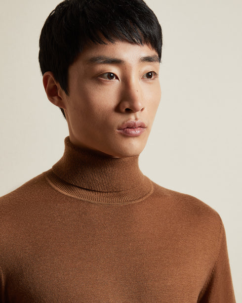 <P>Ls Fine Gauge Roll Neck</P>