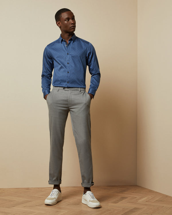 <P>Cotton Geo Print Shirt</P>
<P><Span>What Could Be More Dapper Than Whonos? Made In Cotton With A Geo Print Design, This...