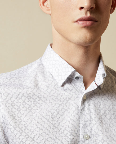 <P>Cotton Geo Print Shirt</P>
<P><Span>What Could Be More Dapper Than Whonos? Made In Cotton With A Geo Print Design, This...