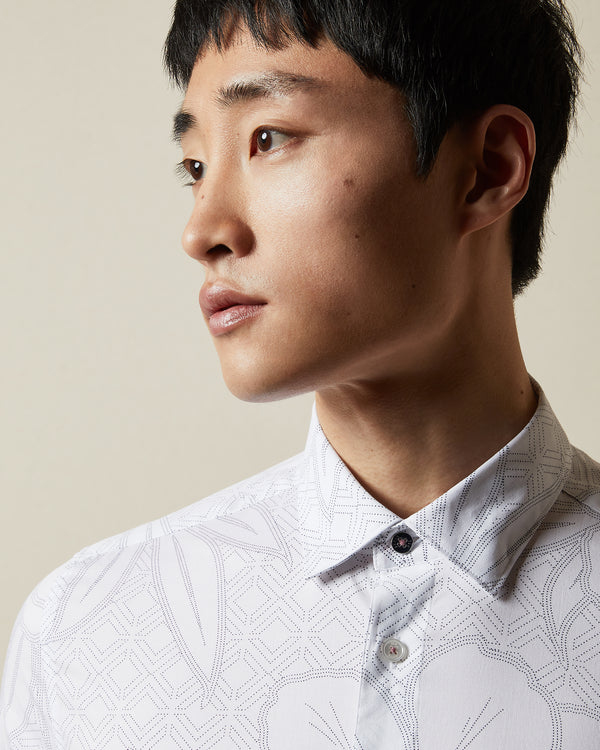 <P>Ls Floral Print Shirt</P>