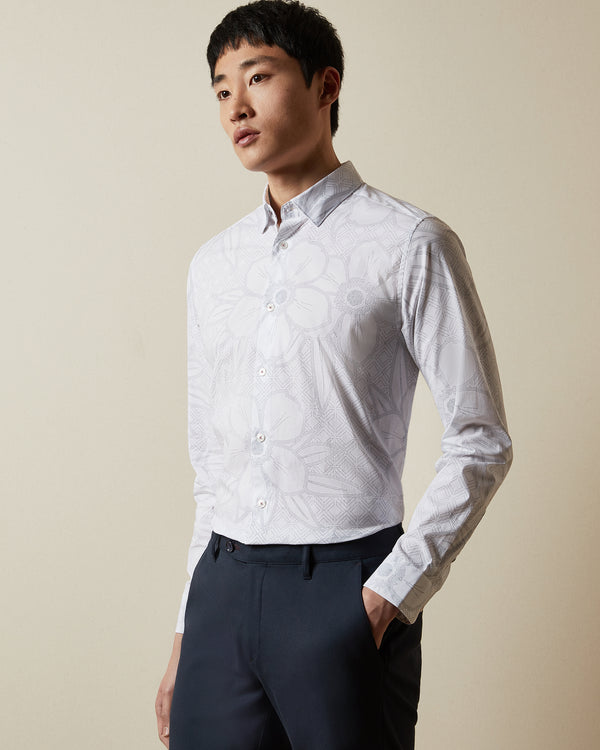 <P>Ls Floral Print Shirt</P>