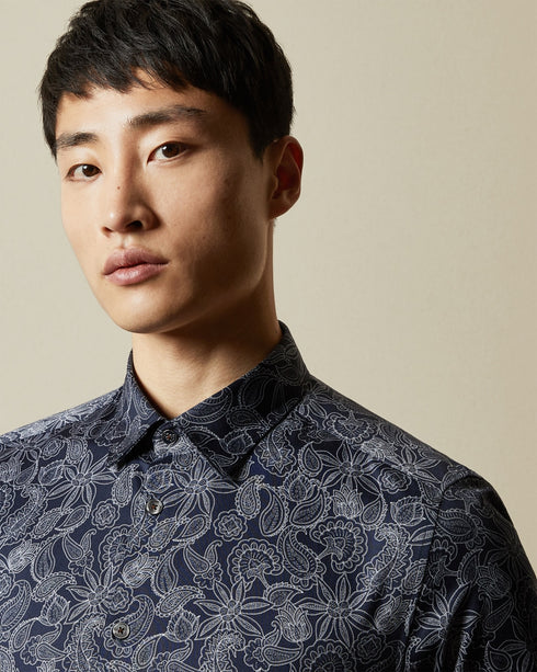 <P>Isley Printed Shirt</P>