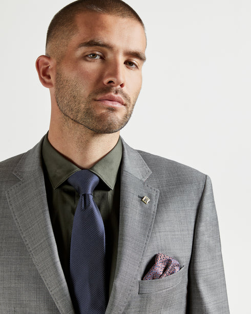 <P>N Fit Debonair Sharkskin Suit Jacket</P>