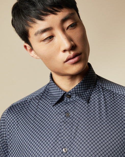 <P><Span Style="Text-Decoration: Underline;">Ls Geo Print Shirt</Span><Br></P>
<P><Span>The Flynow Shirt From Ted Baker Is...