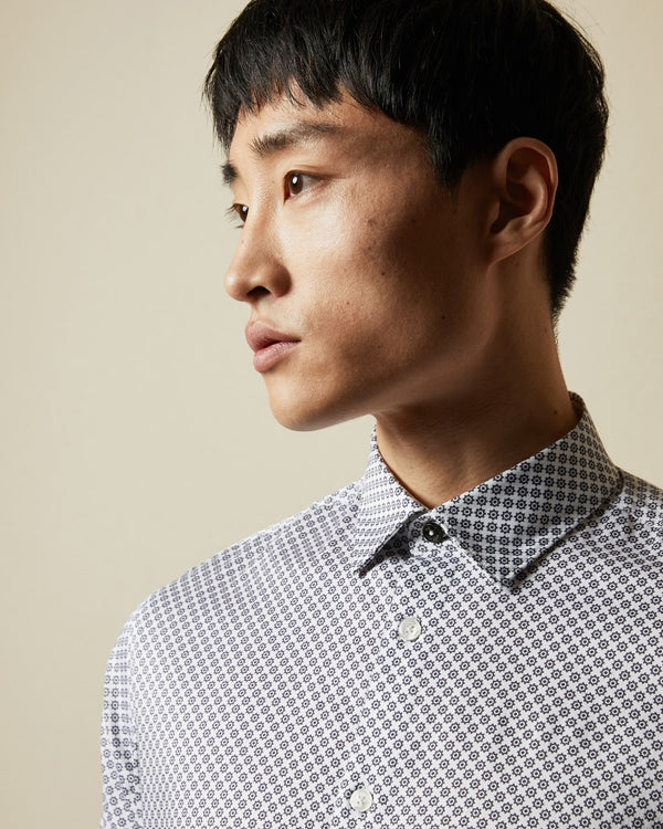 <P><Span Style="Text-Decoration: Underline;">Ls Geo Print Shirt</Span><Br></P>
<P><Span>The Flynow Shirt From Ted Baker Is...