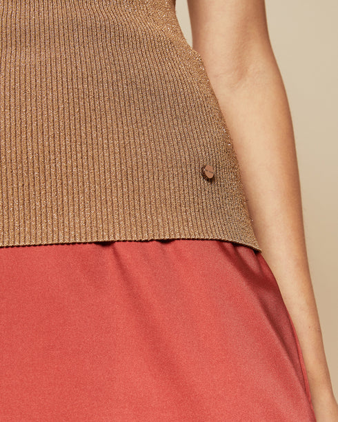 <P>Skinny V Neck Rib Tank</P>