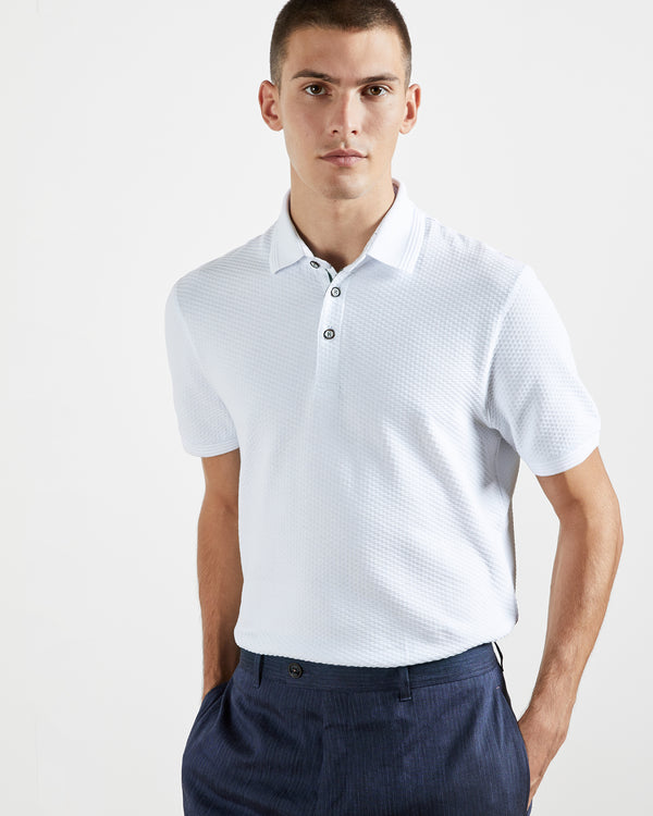 <P>Textured Polo</P>