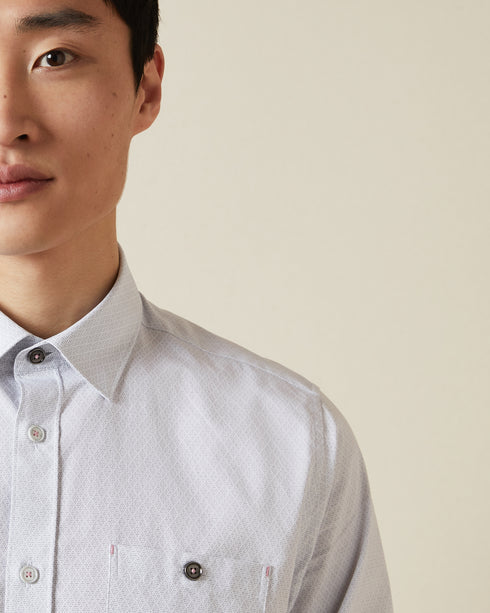 <P>Cotton Diamond Print Shirt<Br></P>
<P><Span>Cut A Suave Silhouette For Smart Casual Events In The Effortlessly Stylish ...