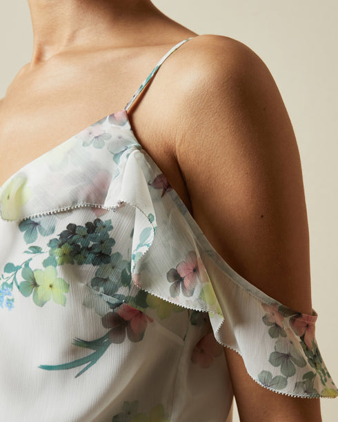 <P>La Cami With Ruffle Detail</P>