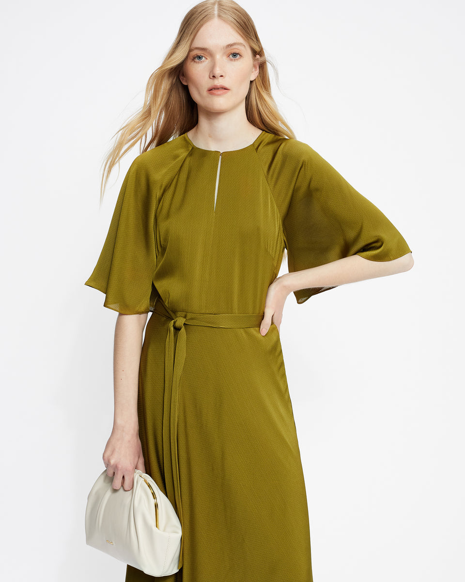 HARIIET KHAKI Dresses Ted Baker Ted Baker London Croatia