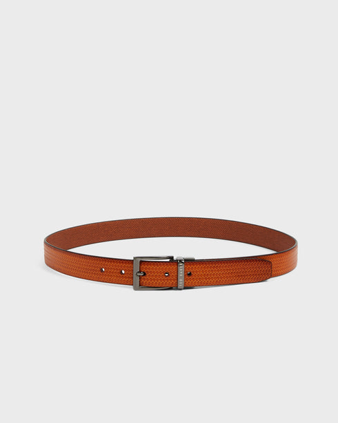 <P Class="Description">Be Double Faced Style-Wise. The Peckham Belt Has Been Made From Structured Leather, And Finished Wi...