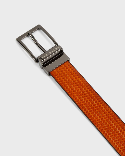 <P Class="Description">Be Double Faced Style-Wise. The Peckham Belt Has Been Made From Structured Leather, And Finished Wi...