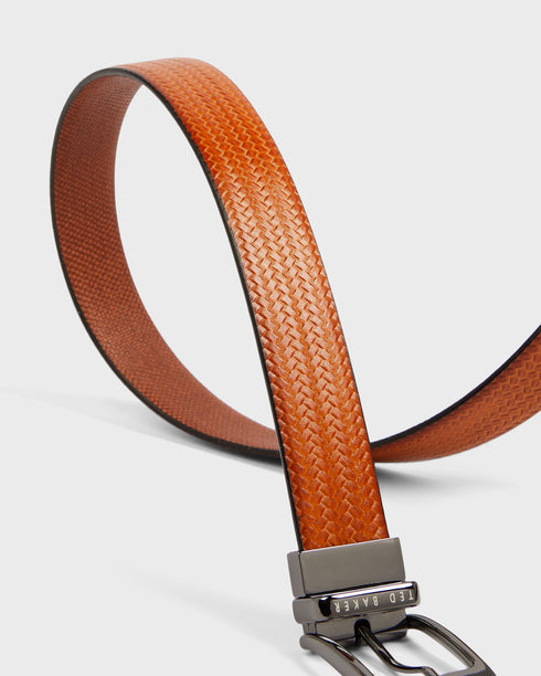 <P Class="Description">Be Double Faced Style-Wise. The Peckham Belt Has Been Made From Structured Leather, And Finished Wi...