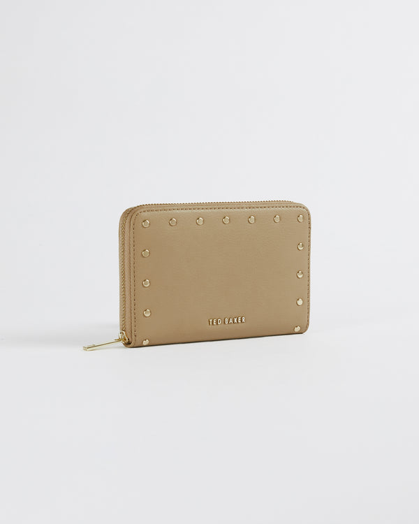 <P>Studded Zip Around Midi Purse</P>