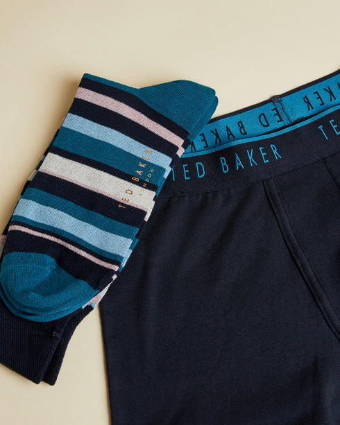 <P>Printed Trunk And Sock Set</P>