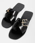 <P><Span Style="Text-Decoration: Underline;">Buckle Detail Flat Sandal</Span></P>
<P><Span>Consisting Of A Smooth, Shiny L...
