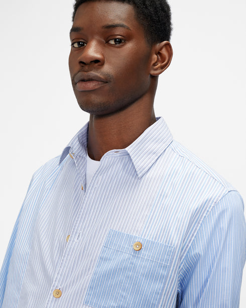 <P>Ls Mix Stripe Shirt</P>