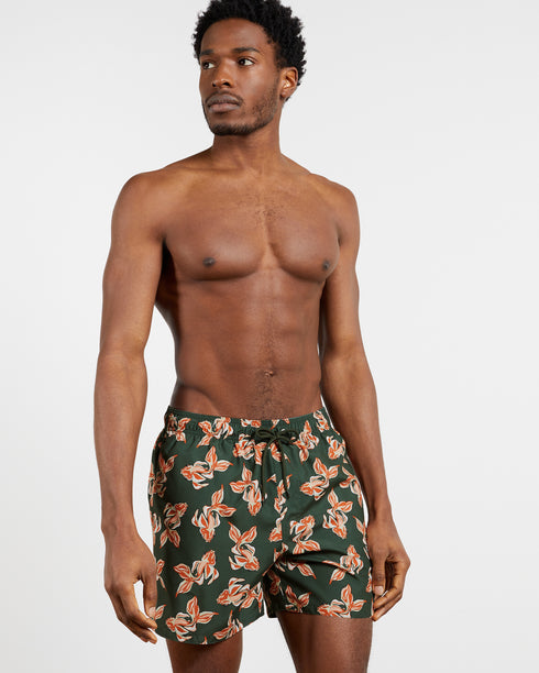 <P>Fish Printed Swimshort</P>