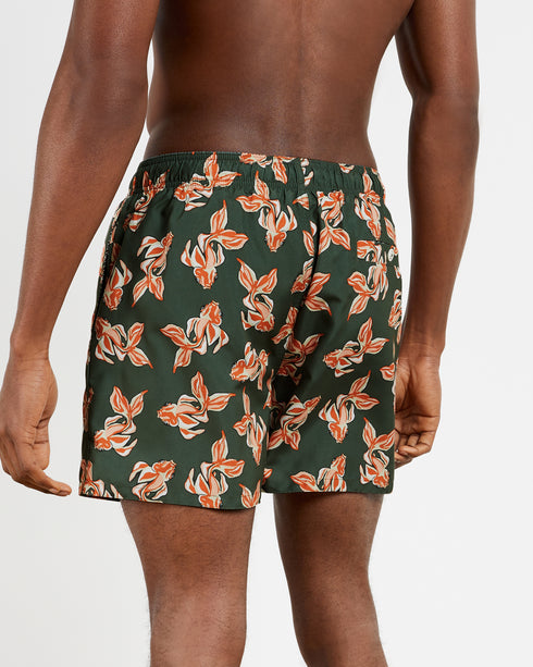 <P>Fish Printed Swimshort</P>