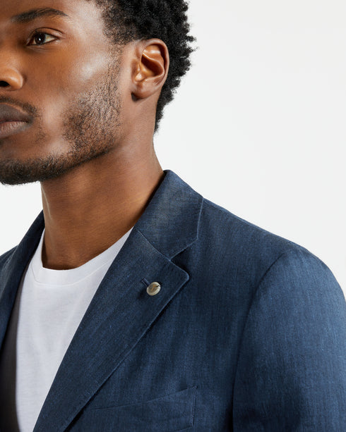 <P>Linen Blend Blazer</P>