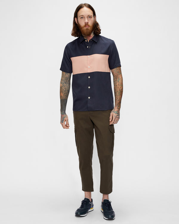 <P><Span Style="Text-Decoration: Underline;">Ss Colour Block Shirt</Span></P>
<Div>
<P>Keep Things Cool And Casual With Th...