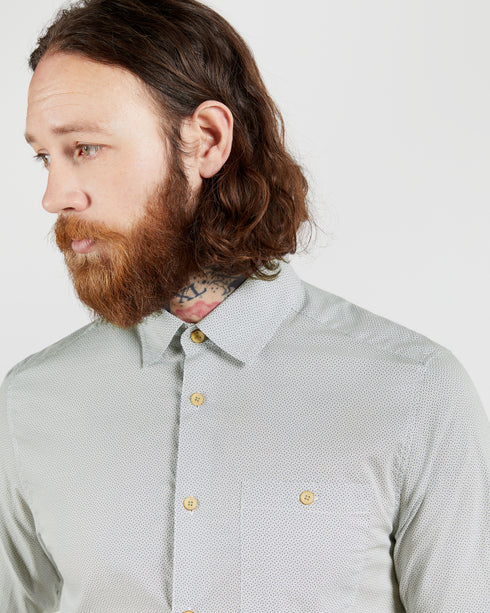 <P Class="Description">Add The Taco To Your Shirt Collection, In Its Subtle Geo Print And Classic Fit. This Shirt Will Pai...