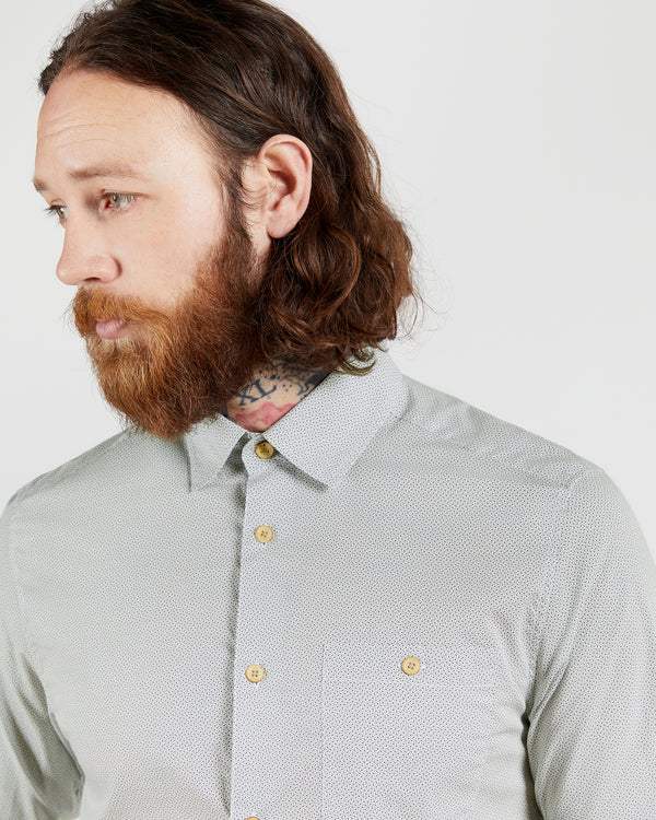 <P Class="Description">Add The Taco To Your Shirt Collection, In Its Subtle Geo Print And Classic Fit. This Shirt Will Pai...