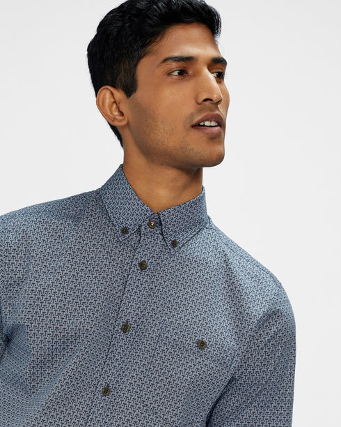 <P>Ss T Printed Shirt</P>
