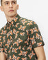 <P>Ss Linen Printed Shirt</P>