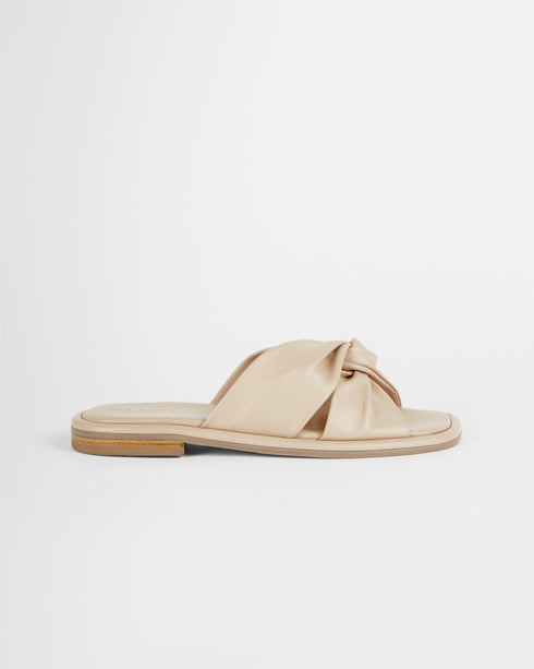 <P>Soft Leather Flat Sandal</P>