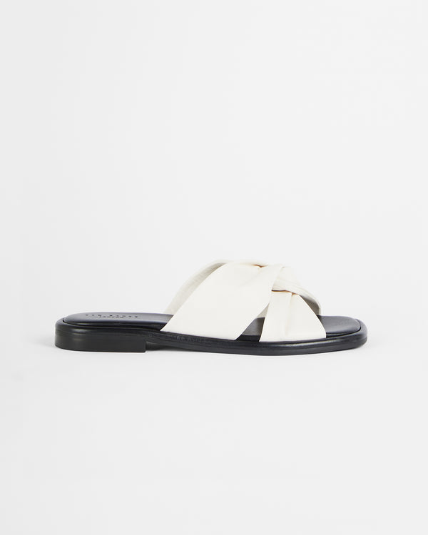 <P>Soft Leather Flat Sandal</P>