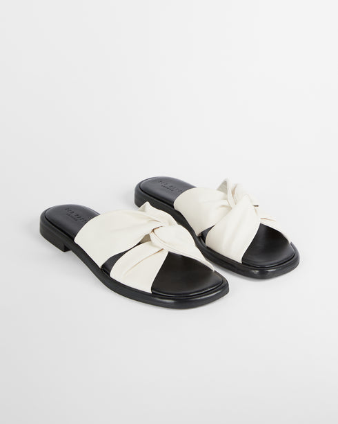 <P>Soft Leather Flat Sandal</P>