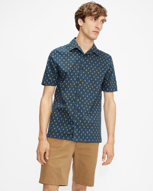 <P>Ss Diamond Geo Print Shirt</P>