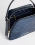 <P>Small Croc Detail Top Handle Bag</P>
