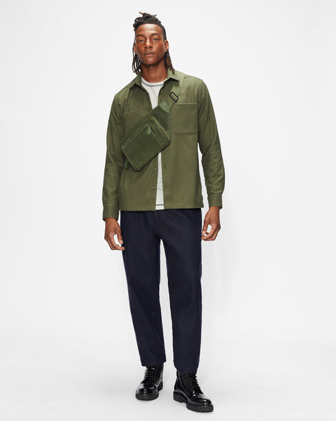 <P>Ls Twill Flannel Shacket</P>