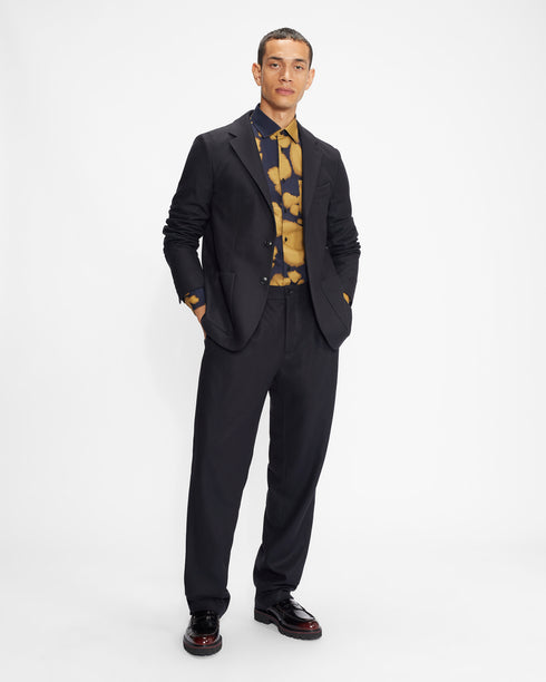 <P>Plain Flannel Blazer</P>