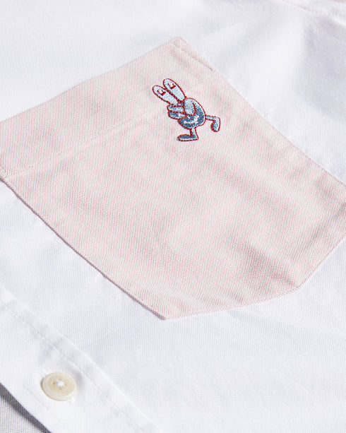 <P>Ls Colour Block Oxford Shirt</P>