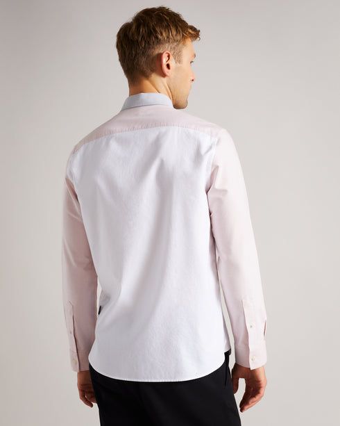 <P>Ls Colour Block Oxford Shirt</P>