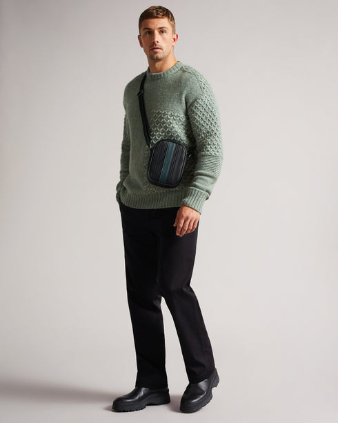 <P><Span Style="Text-Decoration: Underline;">Striped Pu Flight Bag</Span></P>
<Div Class="Finer-Details-Accordionstyled__D...