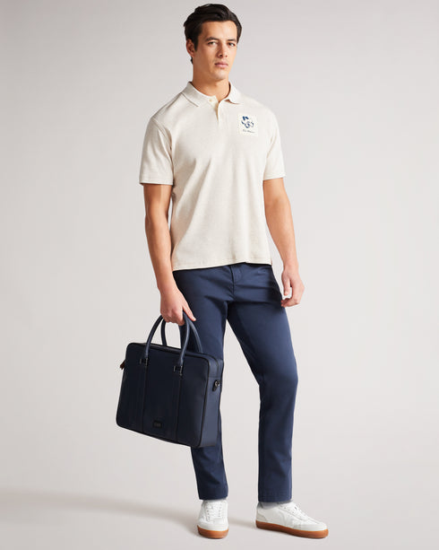 <P>Ss Ribbed Polo</P>