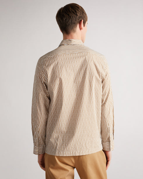 <P>Ls Retro Print Shirt</P>