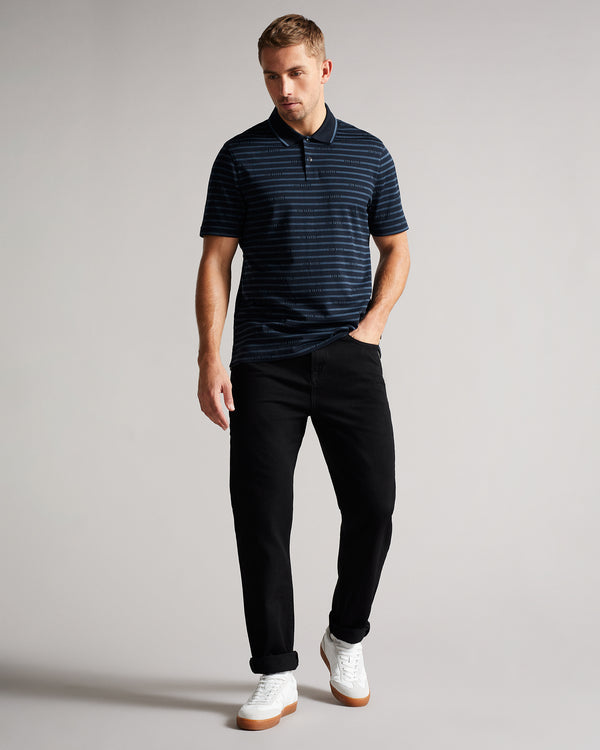 <P>Ss Logo Striped Polo</P>