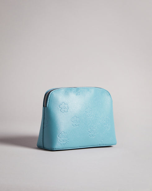 <P><Span Style="Text-Decoration: Underline;">Floral Debossed Saffiano Makeup Bag</Span></P>
<Div Class="Finer-Details-Acco...