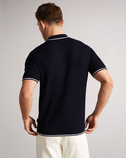 <P><Span Style="Text-Decoration: Underline;">Knitted Stitch Polo Shirt</Span></P>
<P>Pitfeld Is A Polo Shirt Reinvented. K...