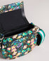 <P>Flirty Texture Branded Webbing Satchel Bag</P>